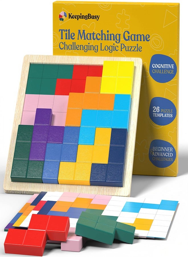Keeping Busy Tile Matching Dementia Activities for Seniors | Memory Games for Seniors with Dementia Products for Elderly Brain Games for Adults Alzheimers Products for Elderly Brain Puzzles for Adults - Image 1